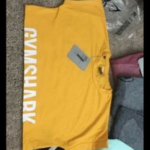 Gymshark yellow crop